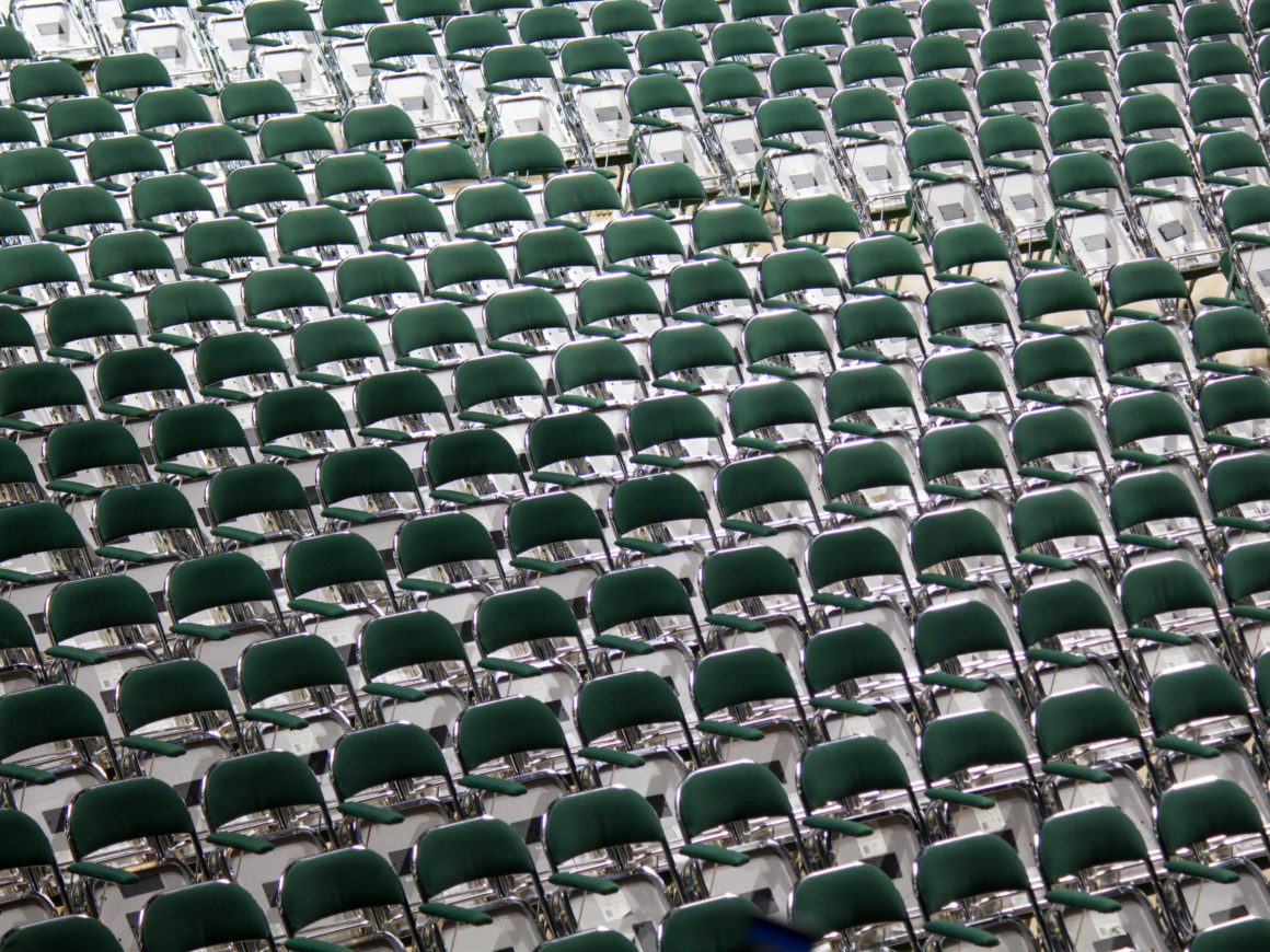 Image of Uniform Chairs In a Row